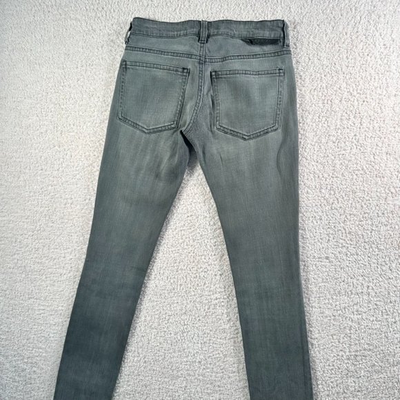 Stella McCartney Jeans Women's 25 Gray Skinny Denim Size 25 (26x34) Fall Utility - Picture 4 of 16